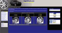 Desktop Screenshot of eaglewheels.com